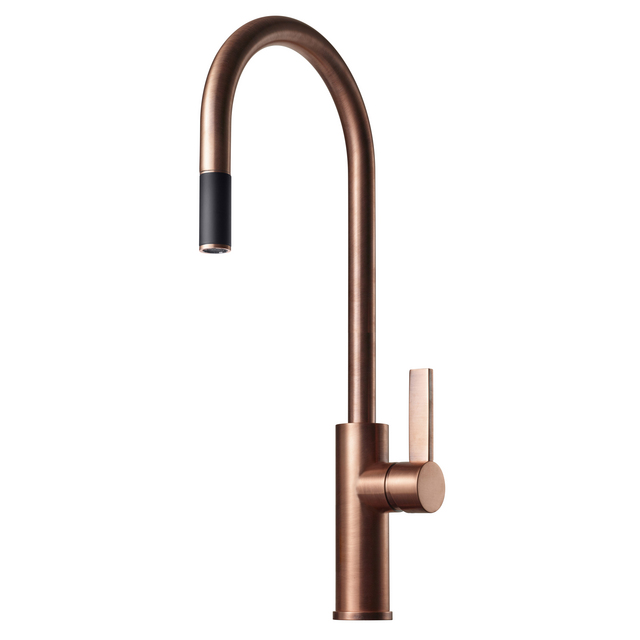 KÖKSBLANDARE ARM185 UTDRAGBAR PIP KOPPAR | Beijerbygg Byggmaterial